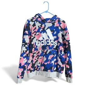 Adidas women’s athletic colorful camo hoodie